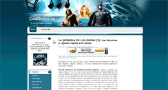 Desktop Screenshot of cineonline.es