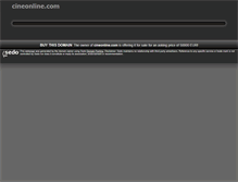 Tablet Screenshot of cineonline.com